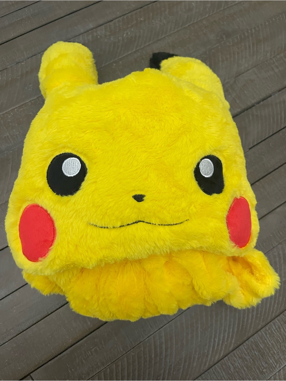 Pokemon Yellow Pikachu Plush Throw Blanket